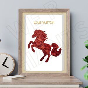 Luxury Louis Vuitton Horse 11x17 Art Print